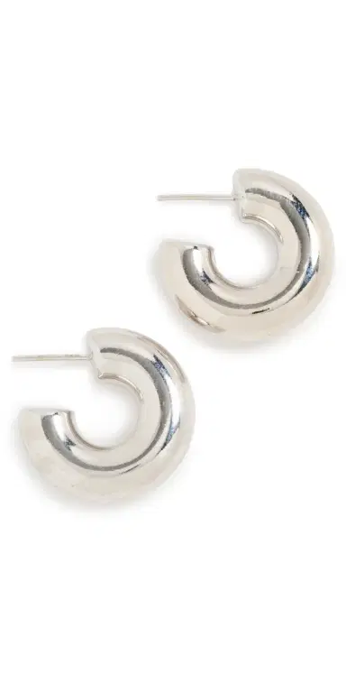 By Adina Eden Bubble Hoop Earrings | Thumbnail 1
