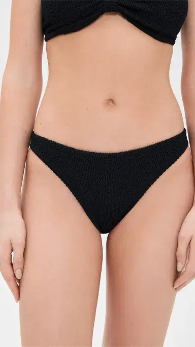 Hunza G Regular Bikini Bottoms Black One Size | Thumbnail 2