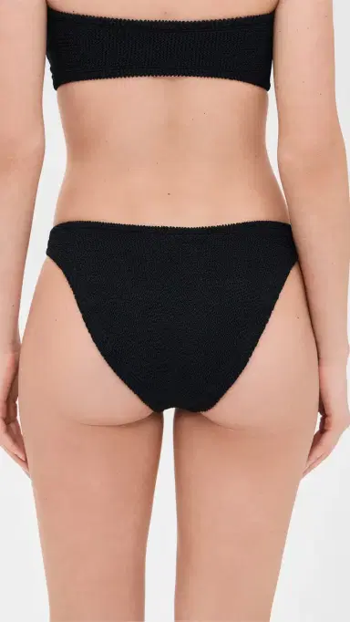 Hunza G Regular Bikini Bottoms Black One Size | Thumbnail 3