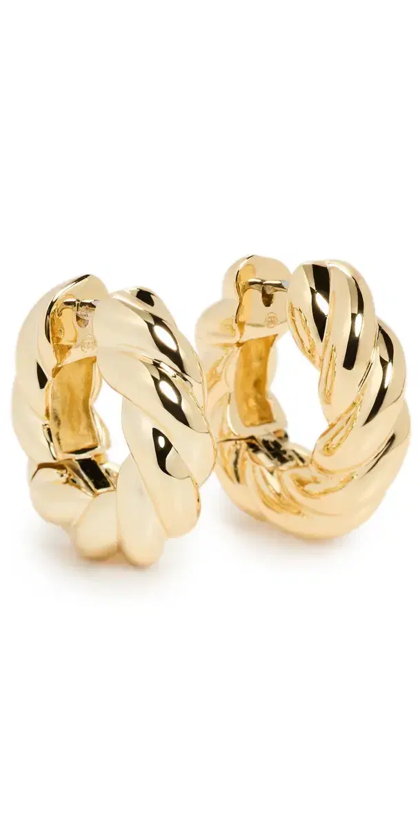 Crew Helium Hoops Gold One Size
