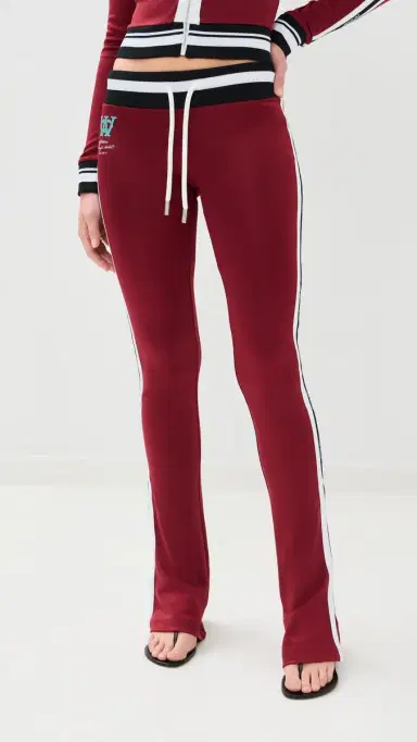 Off-White Track Serena Slim Pants Red Dahlia/Blue | Thumbnail 3