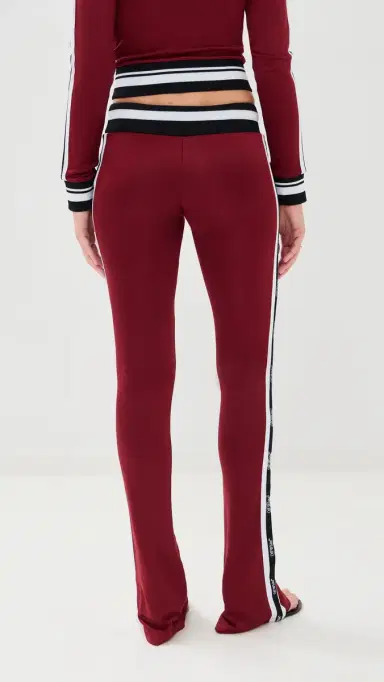 Off-White Track Serena Slim Pants Red Dahlia/Blue | Thumbnail 4