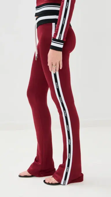 Off-White Track Serena Slim Pants Red Dahlia/Blue | Thumbnail 5