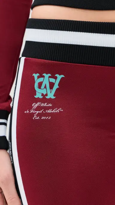 Off-White Track Serena Slim Pants Red Dahlia/Blue | Thumbnail 6