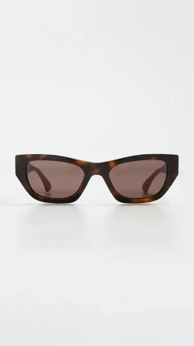 Gucci Web Stripe Sunglasses Havana/Green/Brown One Size | Thumbnail 2 Gucci Web Stripe Sunglasses Havana/Green/Brown One Size | Thumbnail 2