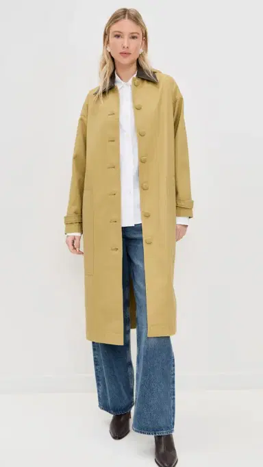 LE BOP Karla ong Oversized Utility Barn Jacket Khaki | Thumbnail 2