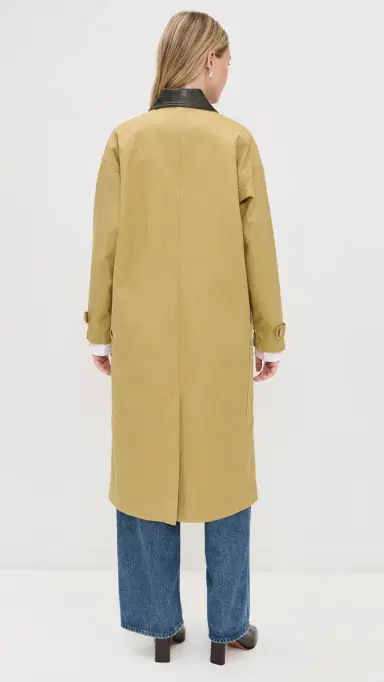 LE BOP Karla ong Oversized Utility Barn Jacket Khaki | Thumbnail 3