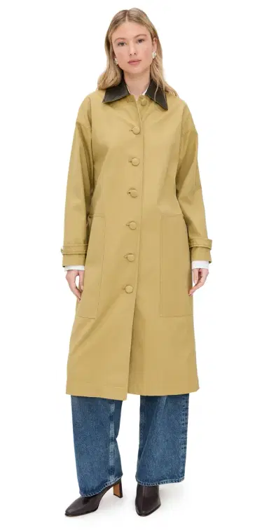 LE BOP Karla ong Oversized Utility Barn Jacket Khaki | Thumbnail 1