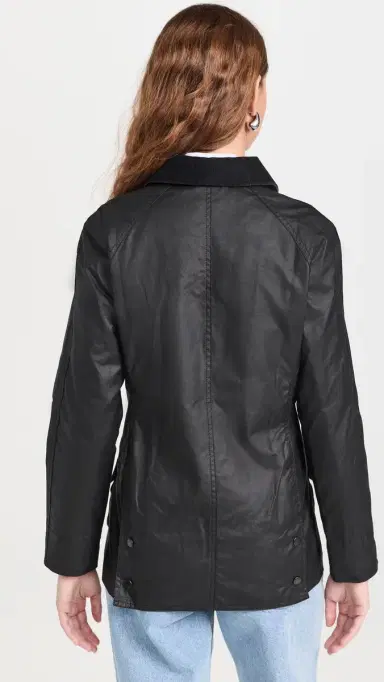 Barbour Beadnell Wax Jacket Black 4 | Thumbnail 3