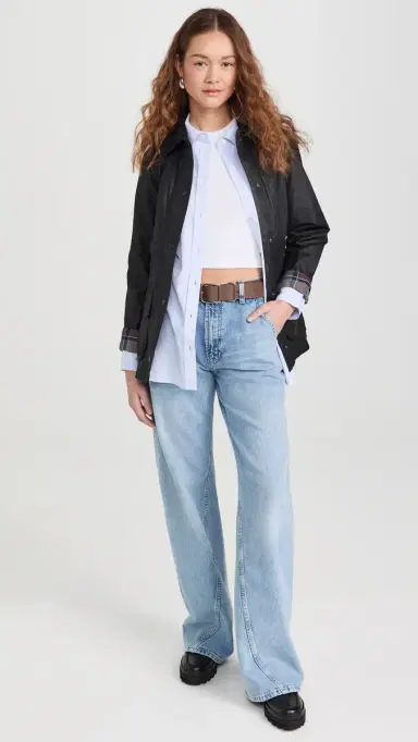 Barbour Beadnell Wax Jacket Black 4 | Thumbnail 5