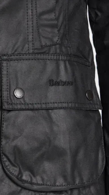 Barbour Beadnell Wax Jacket Black 4 | Thumbnail 6