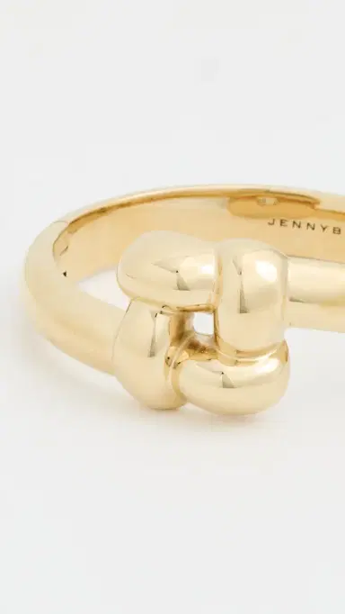 Jenny Bird Woven Square Bangle High Polish Gold M | Thumbnail 4
