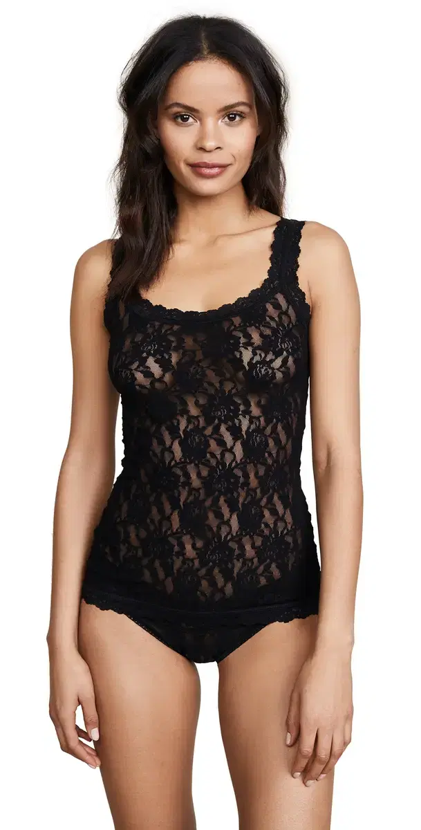 ignature Lace Camisole Black