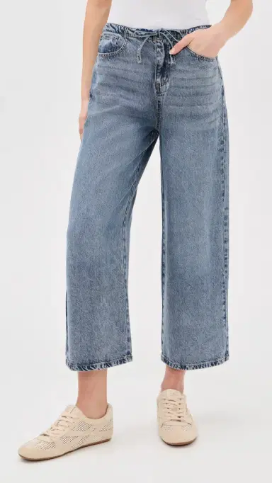 Splendid Lounge Denim Crop Pants | Thumbnail 2