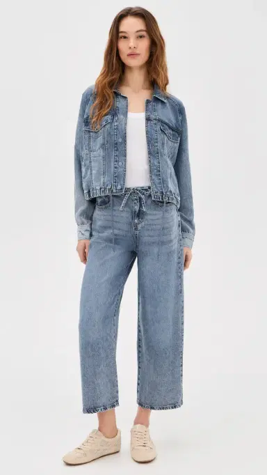 Splendid Lounge Denim Crop Pants | Thumbnail 5
