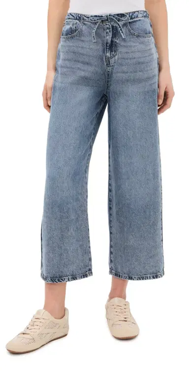 Splendid Lounge Denim Crop Pants | Thumbnail 1