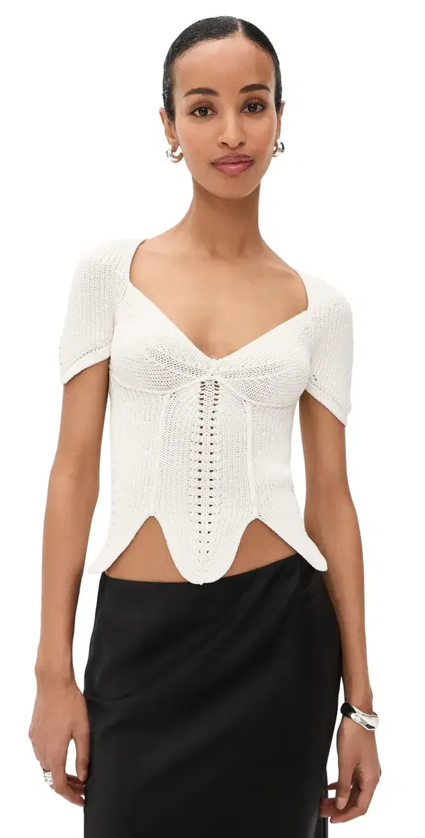 Eliza Top Off White