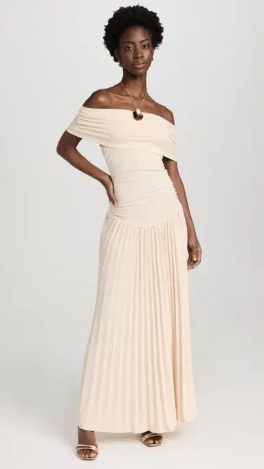 Lioness Field of Dreams Maxi Dress Oatmeal | Thumbnail 5