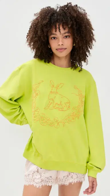 Coniglio Palm Beach Embroidered Bunny Pullover | Thumbnail 2