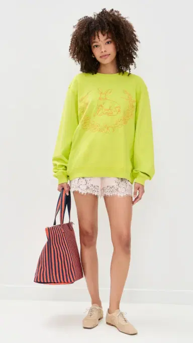 Coniglio Palm Beach Embroidered Bunny Pullover | Thumbnail 5