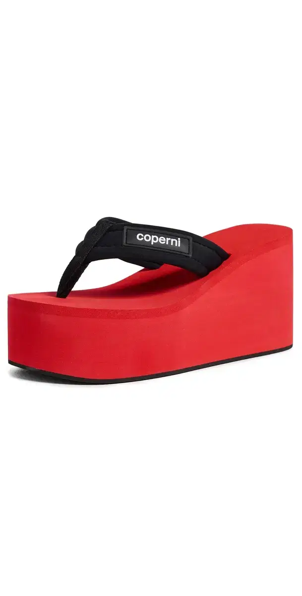 Coperni Wedge Sandals Black/Red
