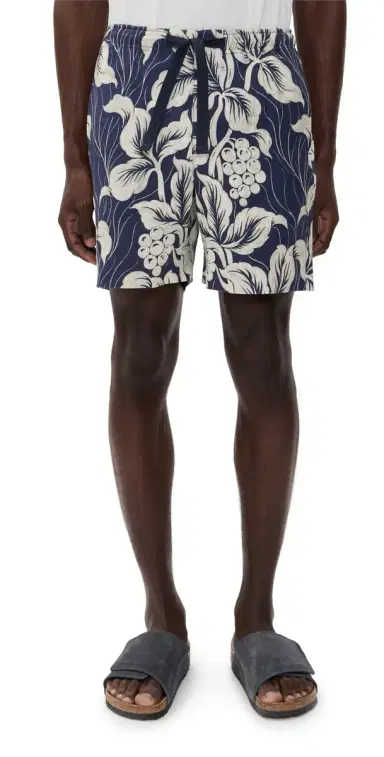 Orlebar Brown Alex Short Linen Petralis 8 Night Iris 34 | Thumbnail 1