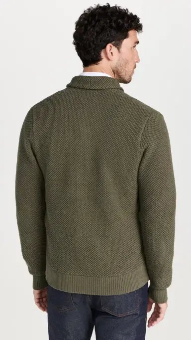 Taylor Stitch Crawford Cardigan Fatigue Olive 42 | Thumbnail 3