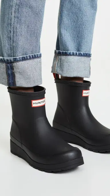 Hunter Boots Original Short Play Boots Black 7 | Thumbnail 3 Hunter Boots Original Short Play Boots Black 7 | Thumbnail 3