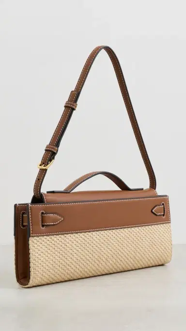 Veronica Beard Raffia Dash Clutch Hazelwood Natural One Size | Thumbnail 4 Veronica Beard Raffia Dash Clutch Hazelwood Natural One Size | Thumbnail 4
