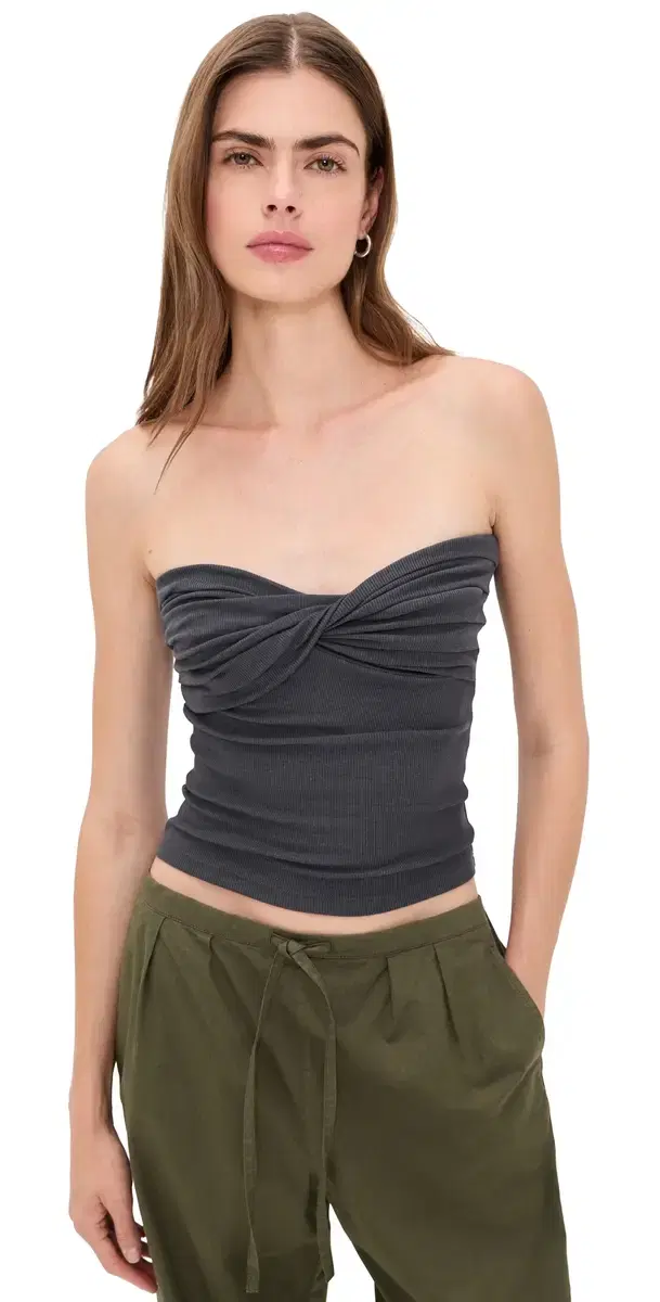 Izzy Tube Top Deep Grey
