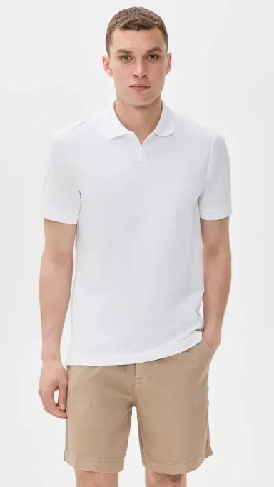 Orlebar Brown Bruno Short Sleeve Pique Polo White | Thumbnail 2