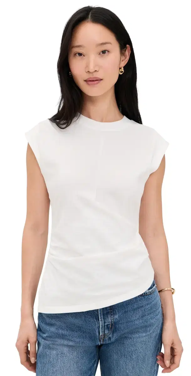 Pistola NYA Draped Tee e Blanc