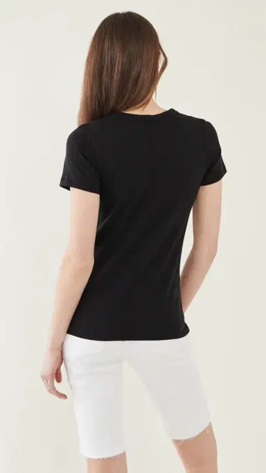 rag & bone The Vee Tee Black XS | Thumbnail 3 rag & bone The Vee Tee Black XS | Thumbnail 3
