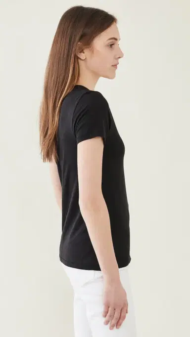 rag & bone The Vee Tee Black XS | Thumbnail 4 rag & bone The Vee Tee Black XS | Thumbnail 4
