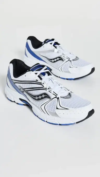 Saucony Ride Millennium Sneakers White/Royal | Thumbnail 4