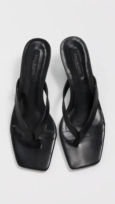 Tony Bianco Topaz Sandals Black Como | Thumbnail 5