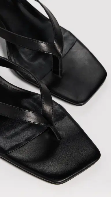Tony Bianco Topaz Sandals Black Como | Thumbnail 6