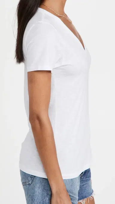 rag & bone The Vee Tee Bright White S | Thumbnail 4