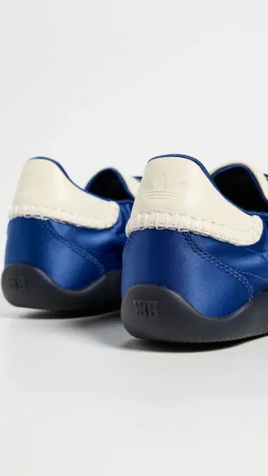 Adidas x Wales Bonner Karintha Lo Satin Sneakers White/Blue Quartz | Thumbnail 4