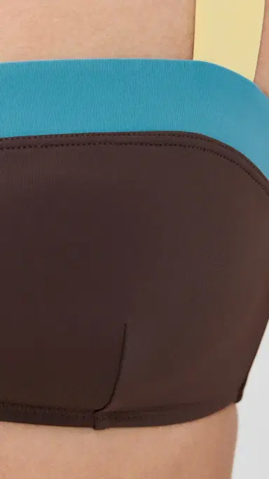 Staud Liv Bikini Top Brown/Colorblock L | Thumbnail 6 Staud Liv Bikini Top Brown/Colorblock L | Thumbnail 6