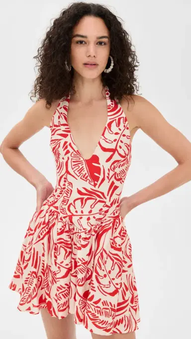 Seven Wonders Brydie Mini Dress Santino Red | Thumbnail 2