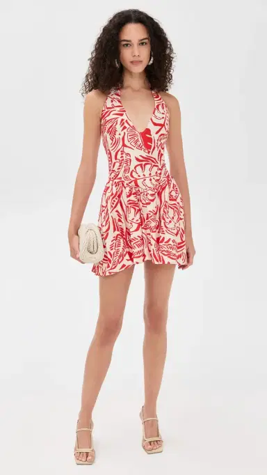 Seven Wonders Brydie Mini Dress Santino Red | Thumbnail 5