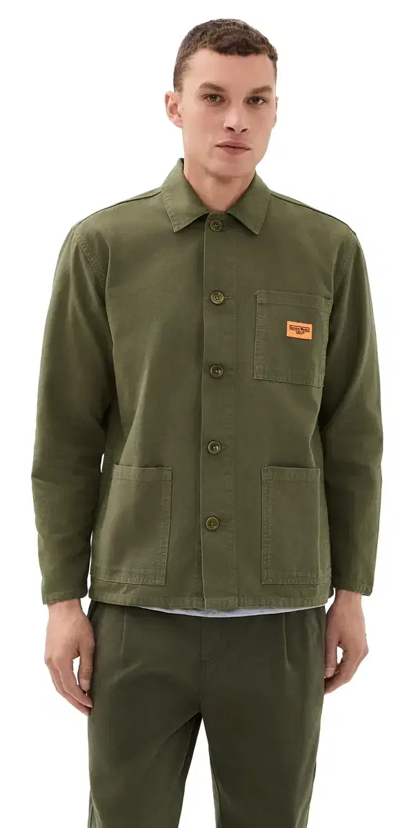 Service Works Canvas Chore Shirt Olive