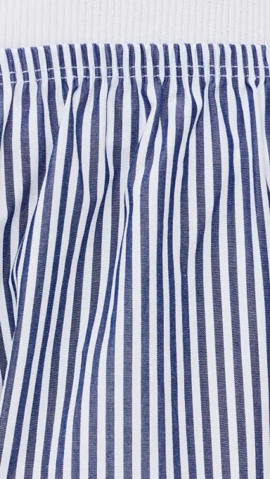 DONNI. The Pop Simple Pants Navy Stripe | Thumbnail 6 DONNI. The Pop Simple Pants Navy Stripe | Thumbnail 6