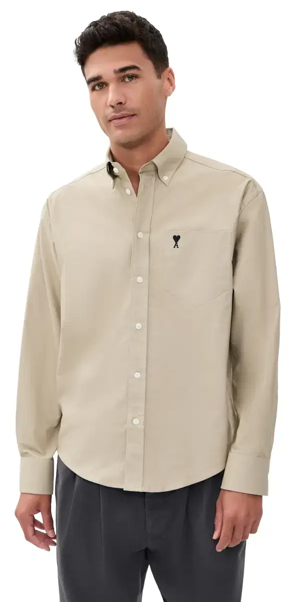ADC Boxy Button Down Beige Taupe