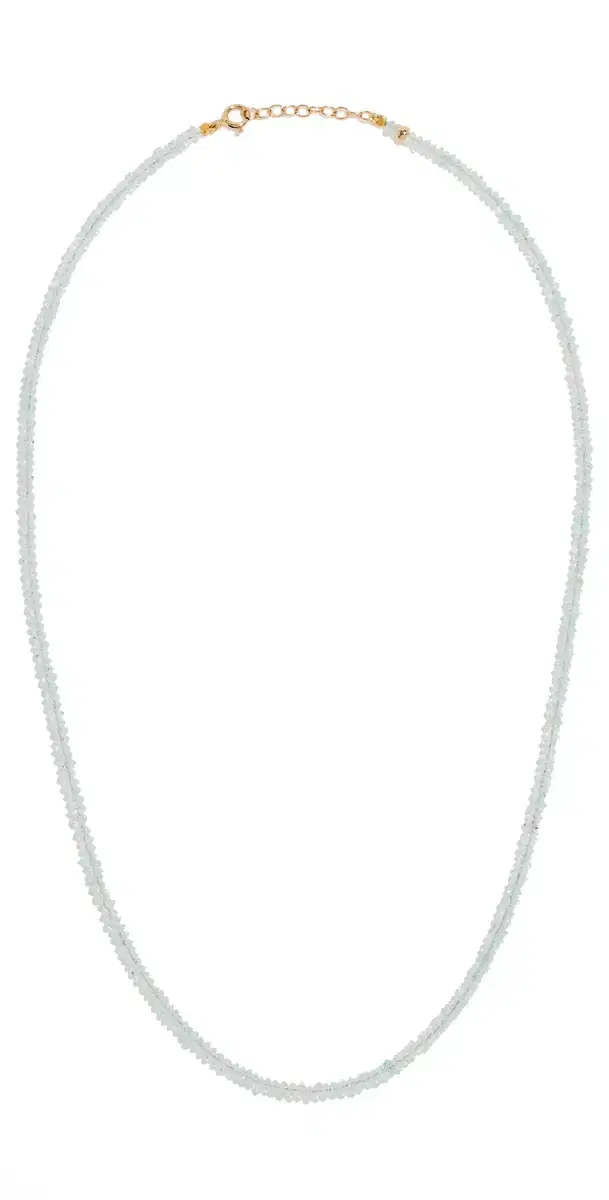 JIA JIA March Aquamarine Beaded Necklace Aquamarine One Size