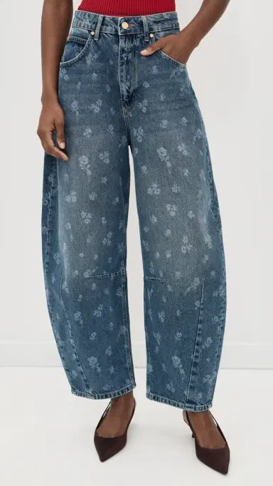 ESSENTIEL ANTWERP Barrel Leg Jeans Quiet Pool | Thumbnail 2
