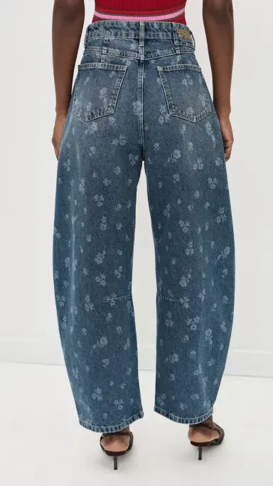ESSENTIEL ANTWERP Barrel Leg Jeans Quiet Pool | Thumbnail 3