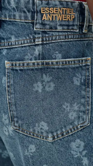 ESSENTIEL ANTWERP Barrel Leg Jeans Quiet Pool | Thumbnail 6