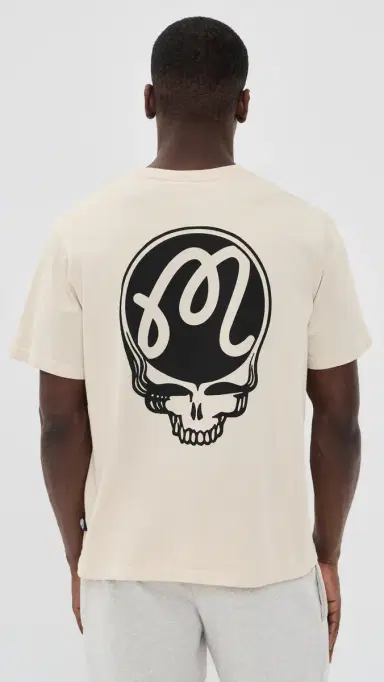 Malbon x Grateful Dead Bermuda Logo Tee Rainy Day M | Thumbnail 3